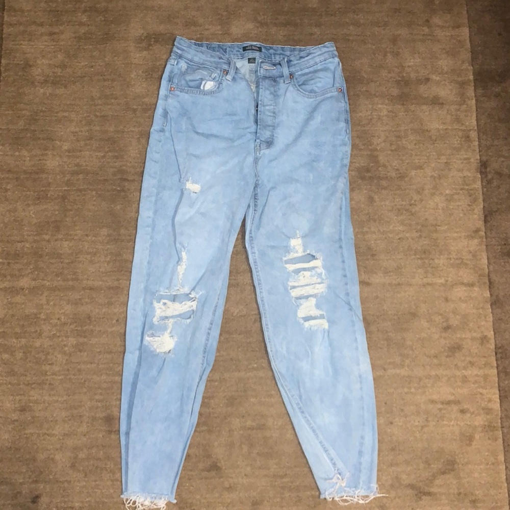 Wild Fable Blue Ripped Jeans Size 8